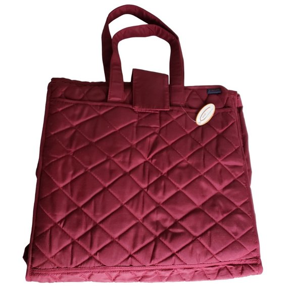 Yazzii Quilted Craft Travel Organizer Tote Bag 9 Compartments NEW - Picture 6 of 8